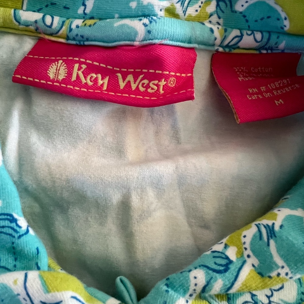 vintage Key west ladies size M polo shirt
